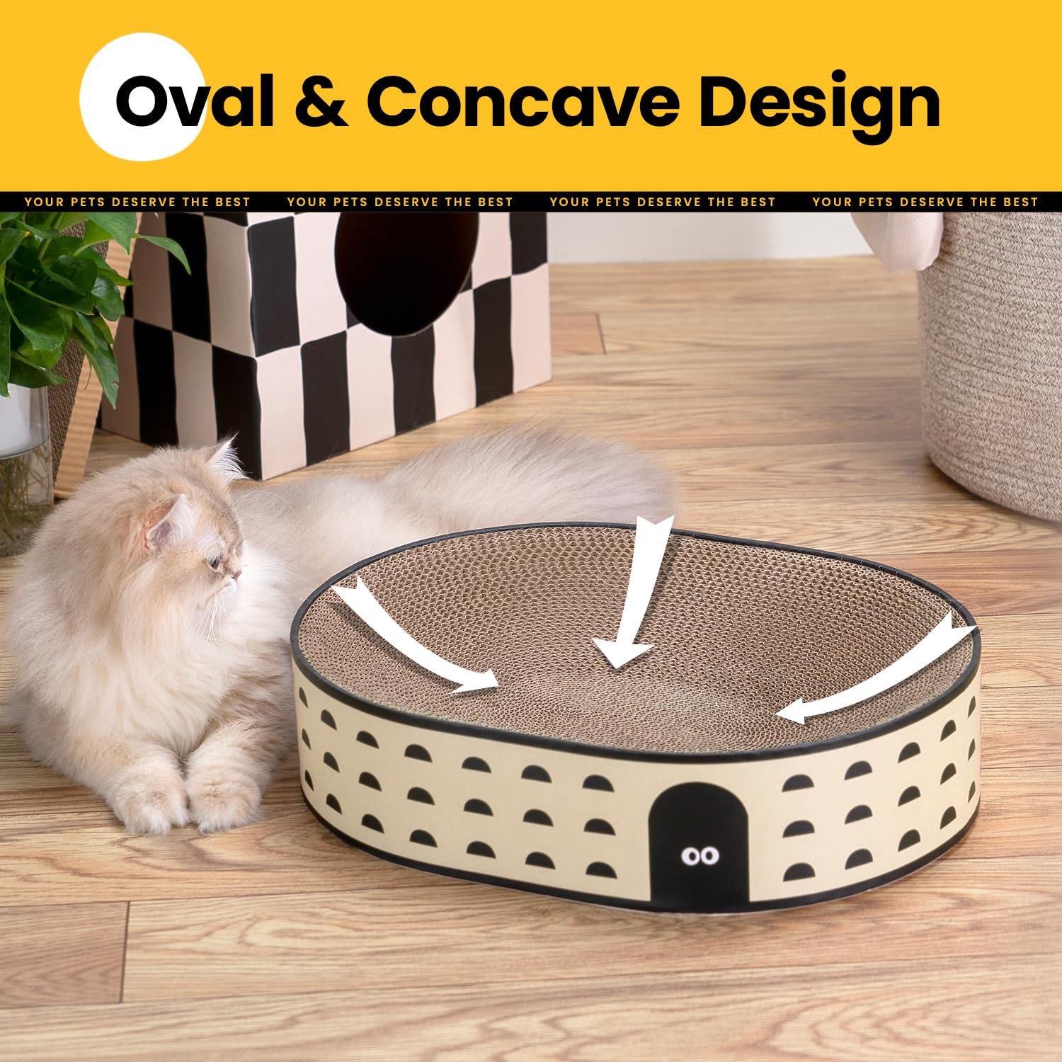 Conlun Ready-to-use no-assembly design, instant setup for busy pet owners.