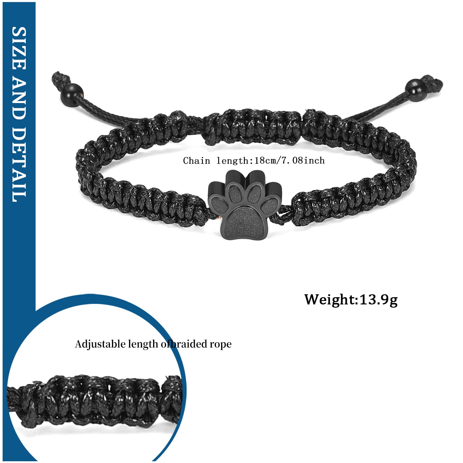 Constantlife bracelet close-up reveals stainless steel urn securely holding ashes.