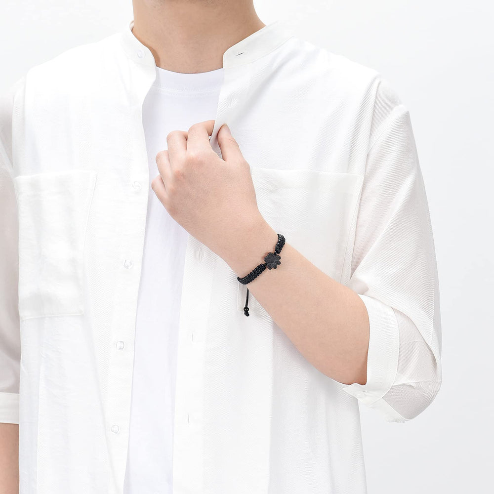 Constantlife cremation bracelet worn on wrist as memorial accessory.