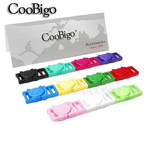 CooBigo 25-pack mixed colors buckle packaging for crafts