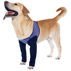 Coodeo dog recovery sleeve 2.5mm-thick material close-up shows durability.