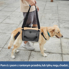 Coodeo dog carry sling stairs assist showing easy up-and-down help