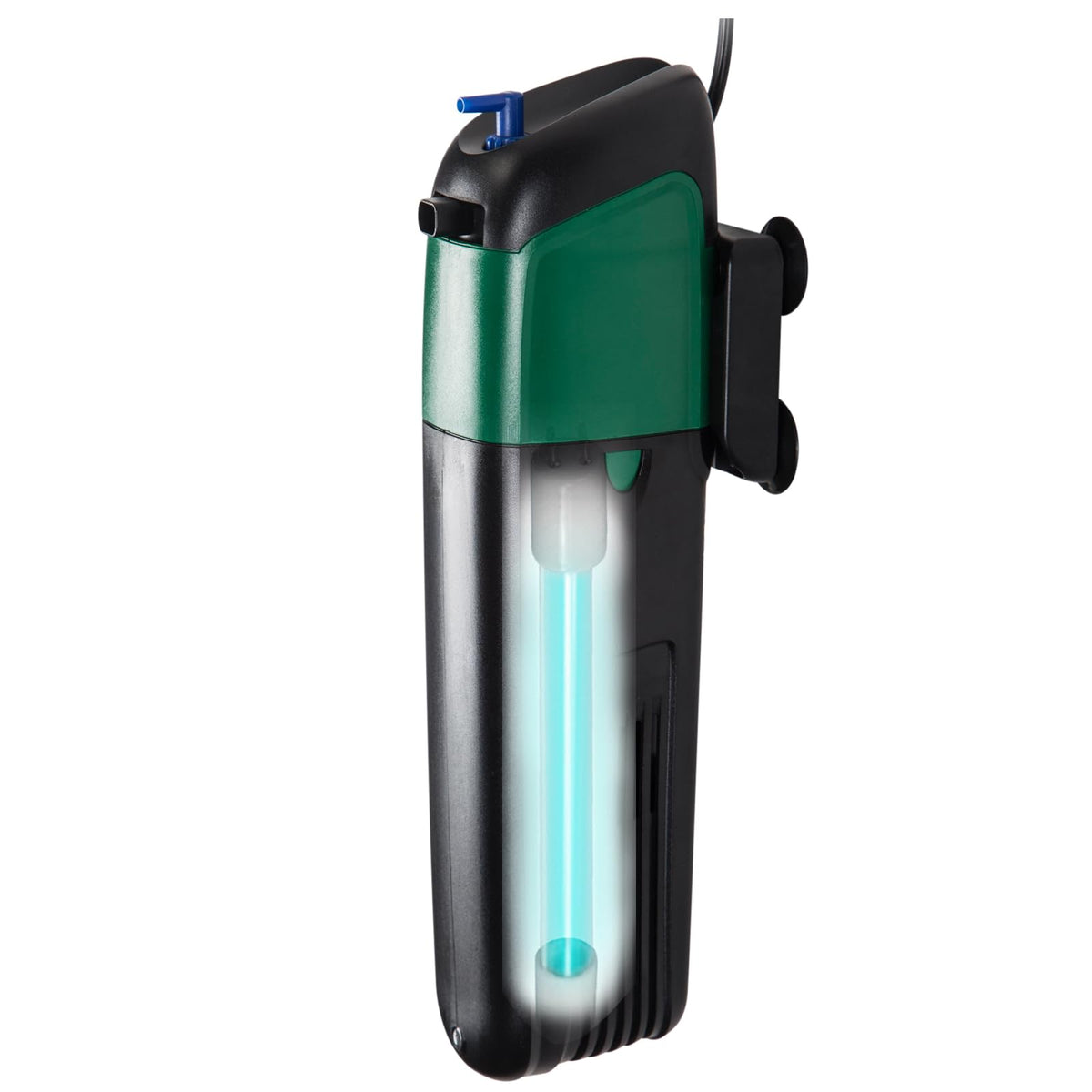 COODIA green-water killer internal-filter in-tank demonstrates rapid water clarification for healthy aquariums