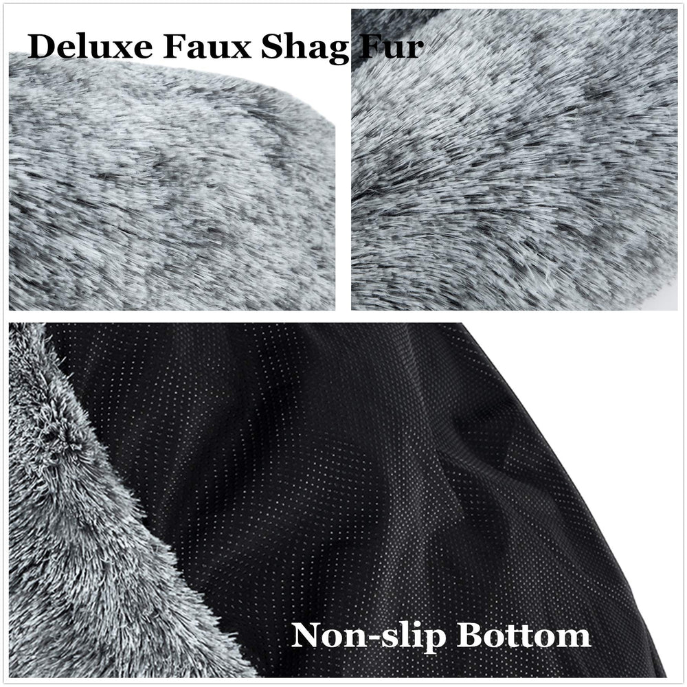 Coohom oval bed showing raised rim for head and neck support.