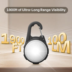 Coolice dog lights clip-on attachment shown for secure, easy wear.