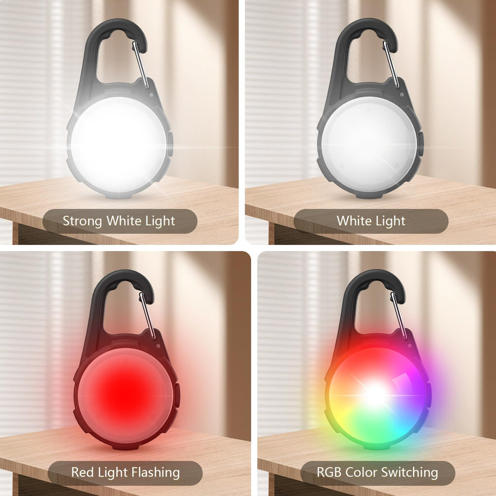 Coolice dog lights display four modes for flexible night walking scenarios.