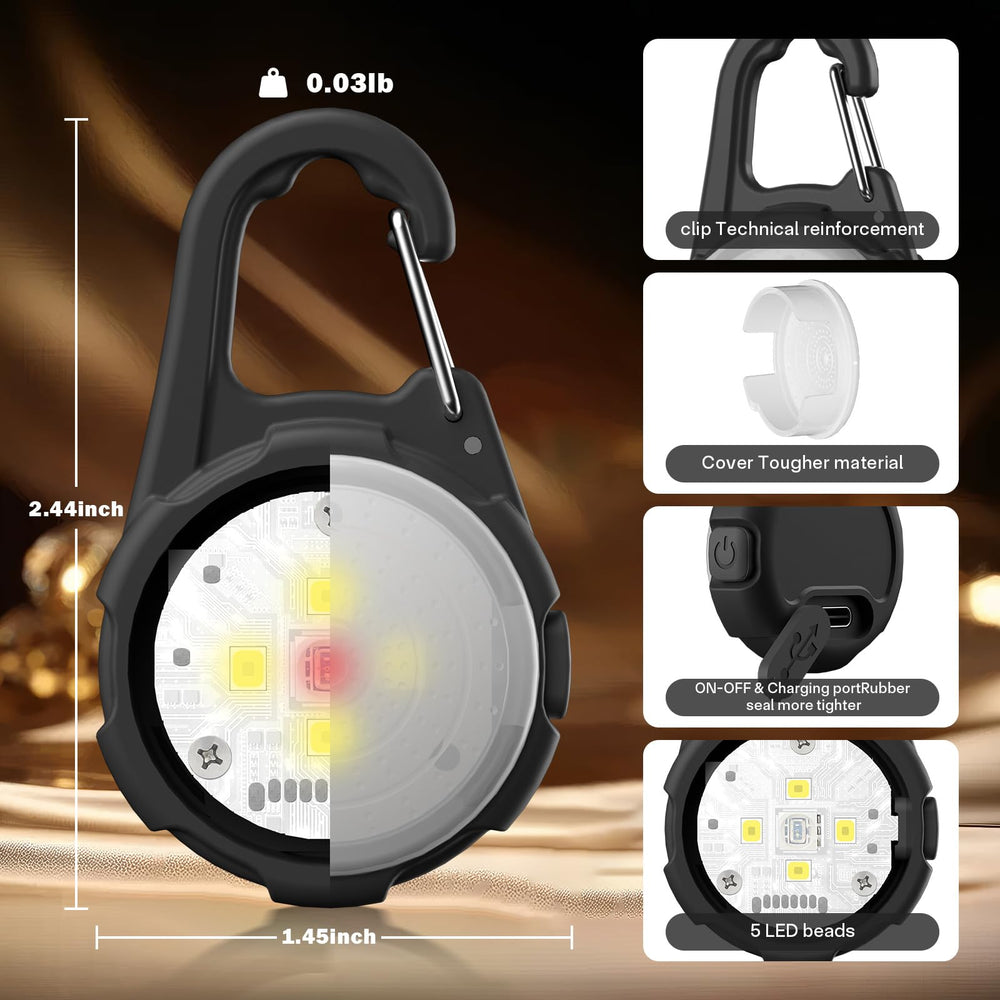 Coolice dog lights lightweight clip-on design suitable for dogs of all sizes.