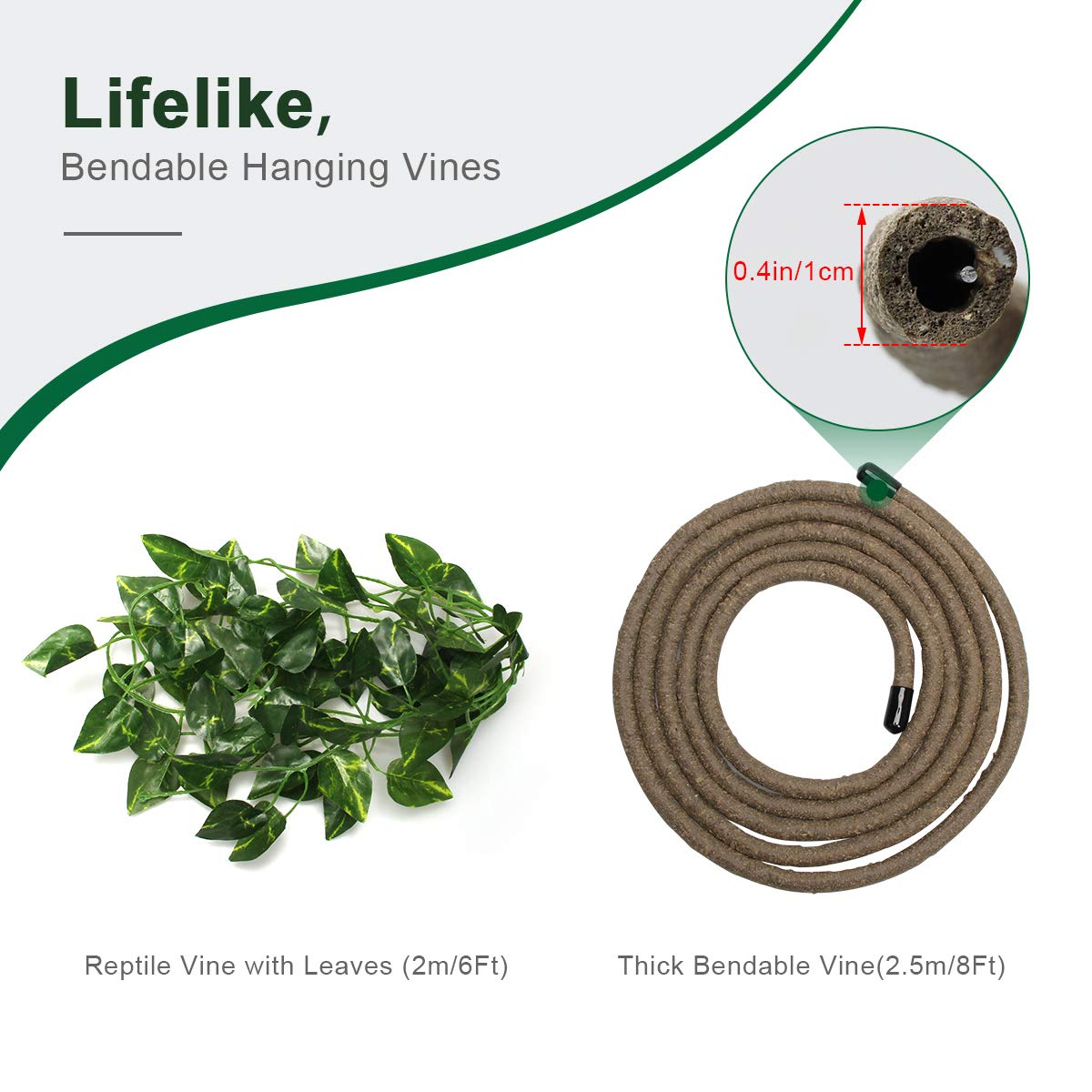 Coolrunner bendable vine closeup highlights flexible design for custom enclosure layouts.