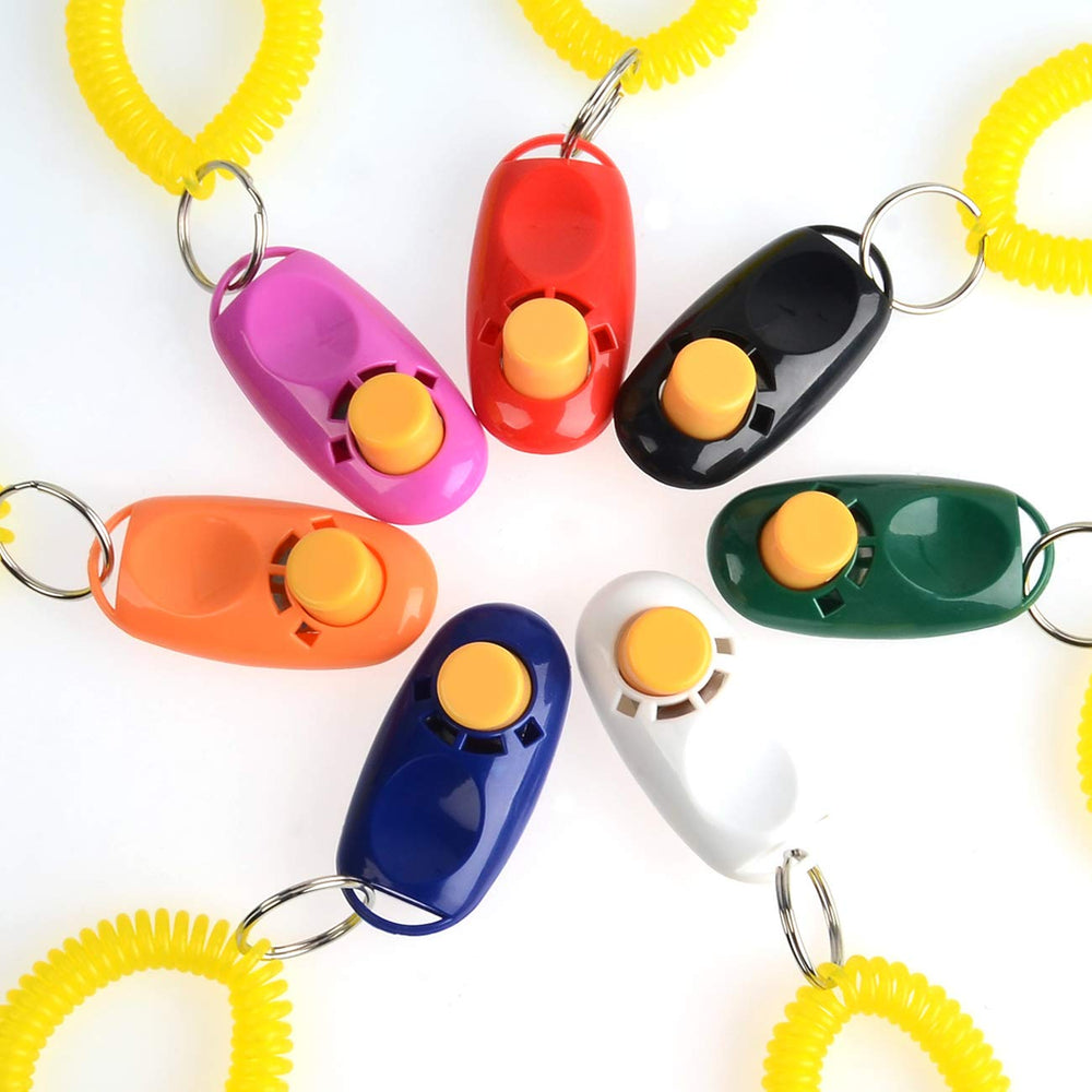 Coolrunner bright color-clickers pack enhances visible communication with pets.