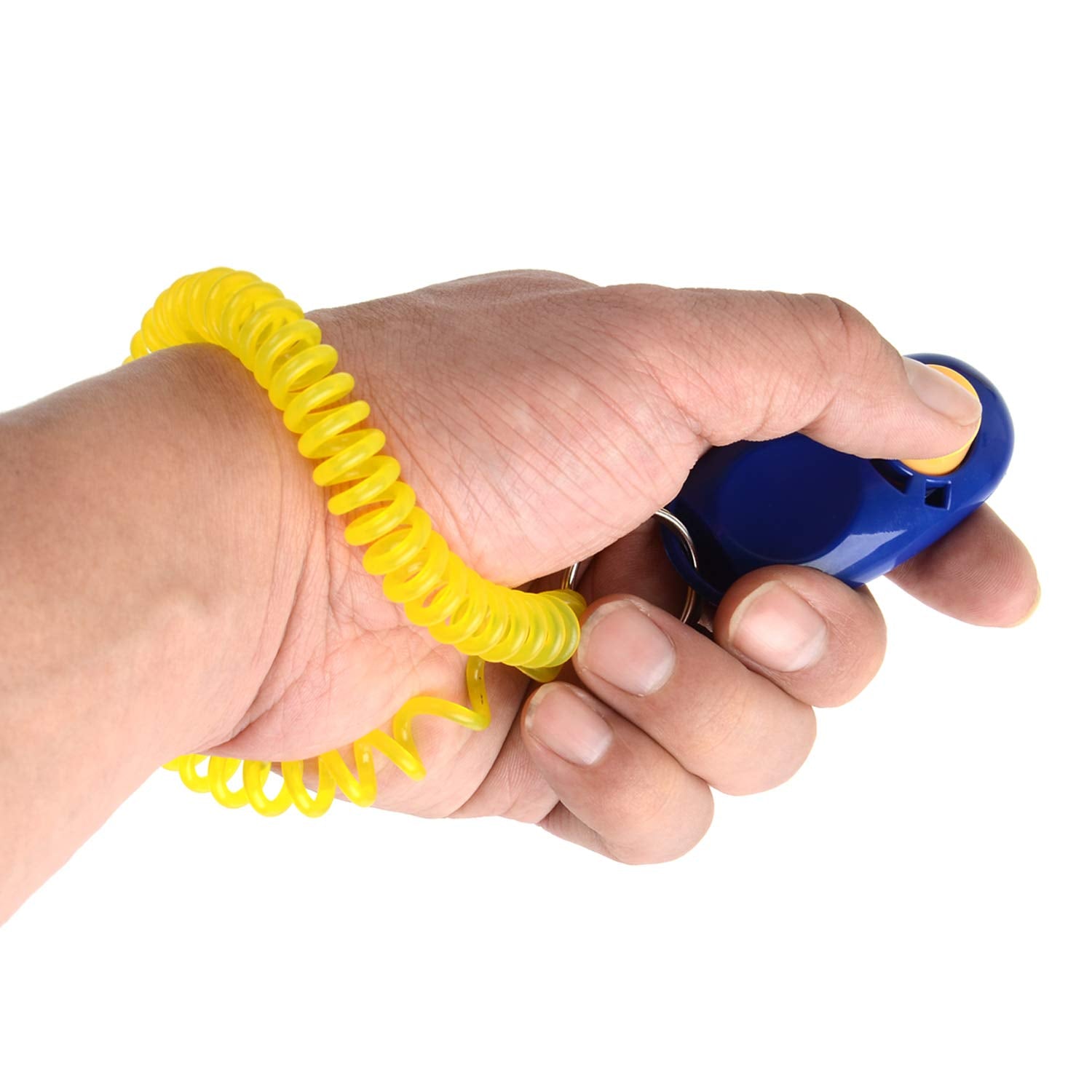 Coolrunner clicker size 2-5x1-2 inch fits larger hands.