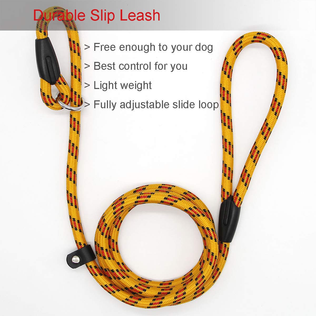 Coolrunner yellow leash in use during daily walk to illustrate balanced guidance.