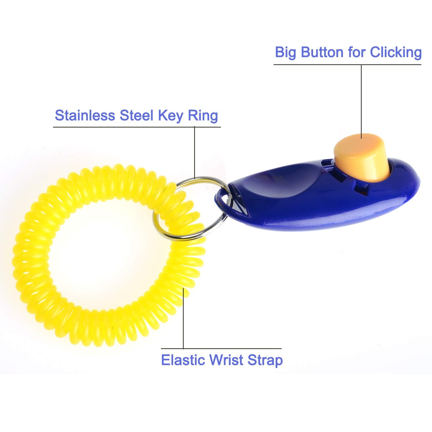 Coolrunner ergonomic dog clicker designed for comfortable palm handling.