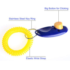 Coolrunner ergonomic dog clicker designed for comfortable palm handling.