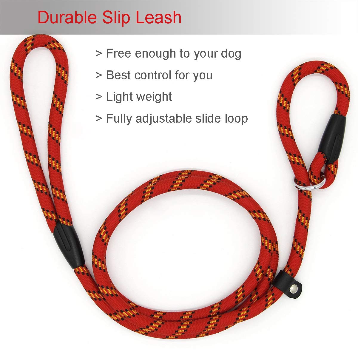 Coolrunner Red Brand slip leash used for training corrections.