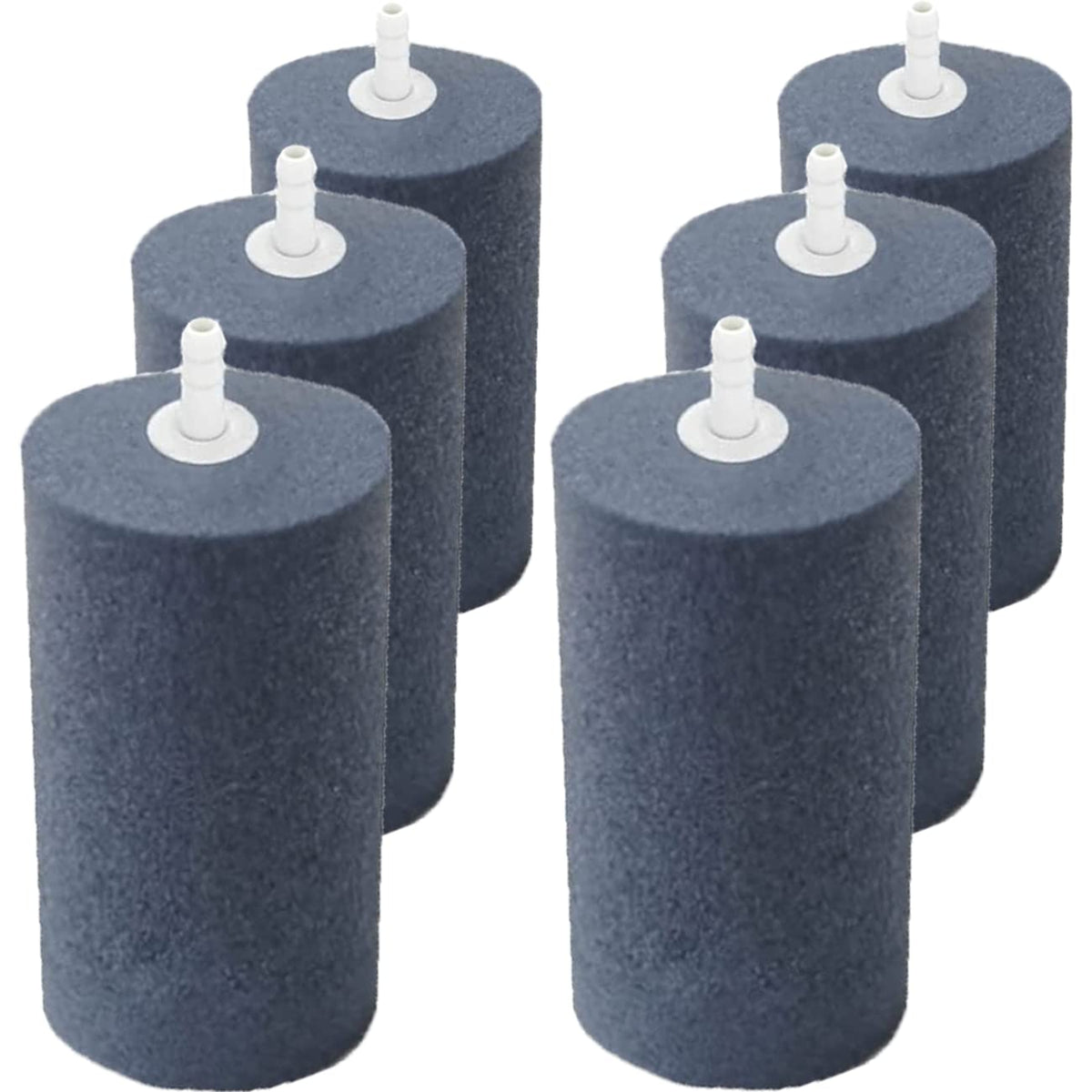COOMATEC air stone 4x2 round creates stable bubbles for aquarium aeration
