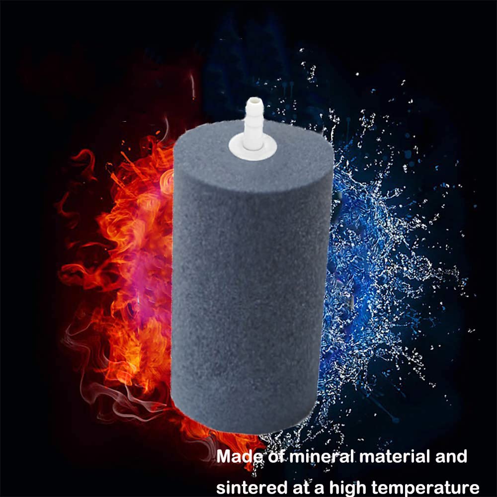 COOMATEC fish tank aerator stone 4x2 round easy to clean and replace