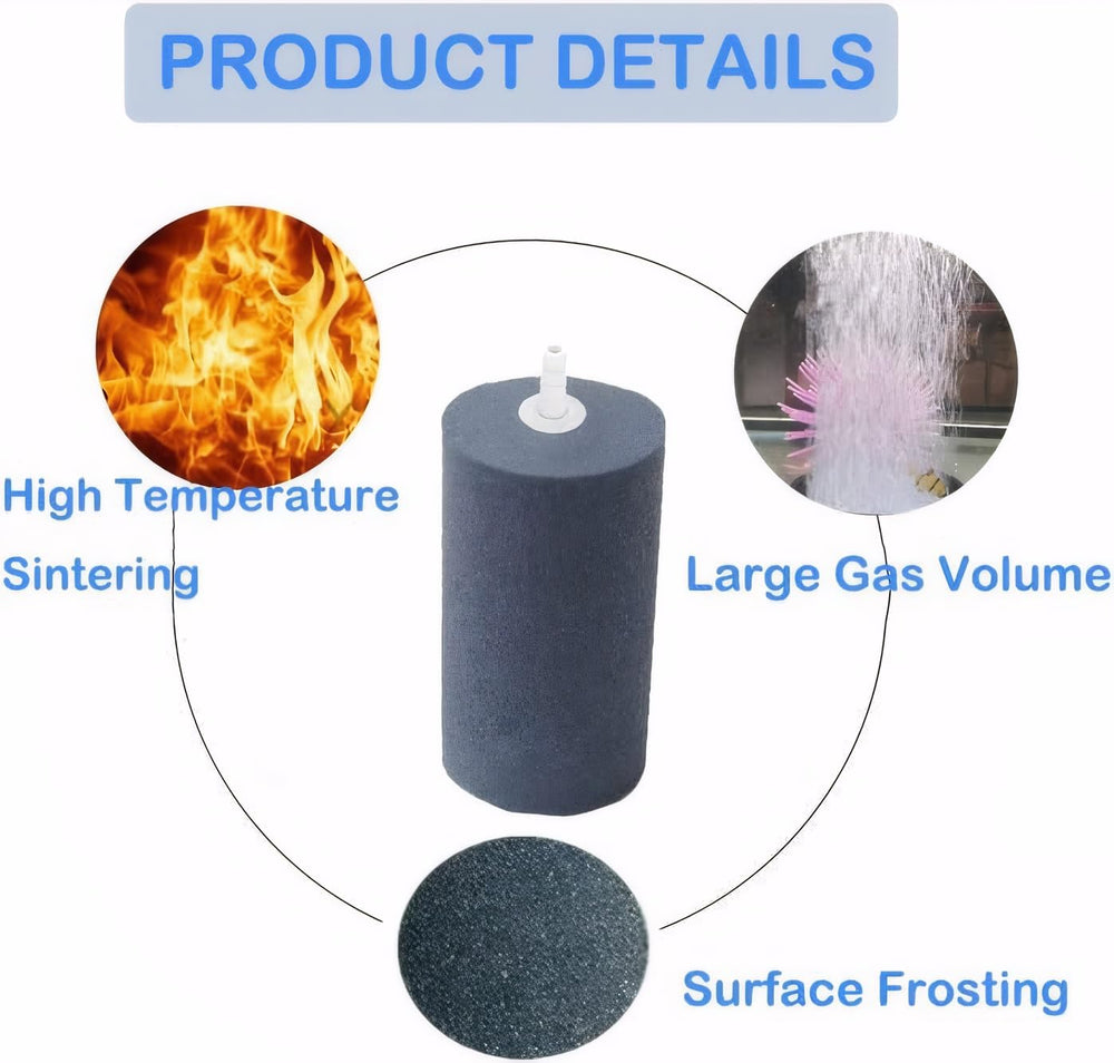 COOMATEC hydroponics air stone 4x2 round enhances nutrient circulation