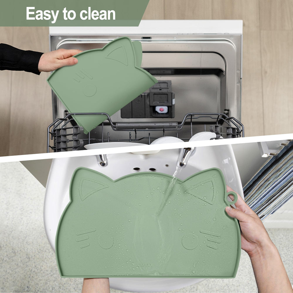 Coomazy Avocado easy-clean surface highlights dishwasher-safe maintenance