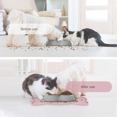 Coomazy pink silicone mat texture emphasizes easy-clean durability and long-lasting use