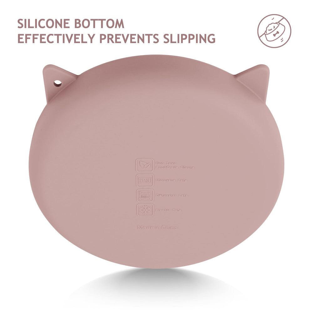 Coomazy Dusty Pink silicone is tear- and bite-resistant for durability.