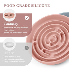 Coomazy silicone dog bowl is dishwasher-safe and easy to clean after meals
