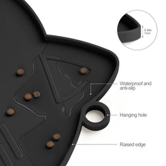 Coomazy silicone waterproof mat; easy wipe clean after meals.