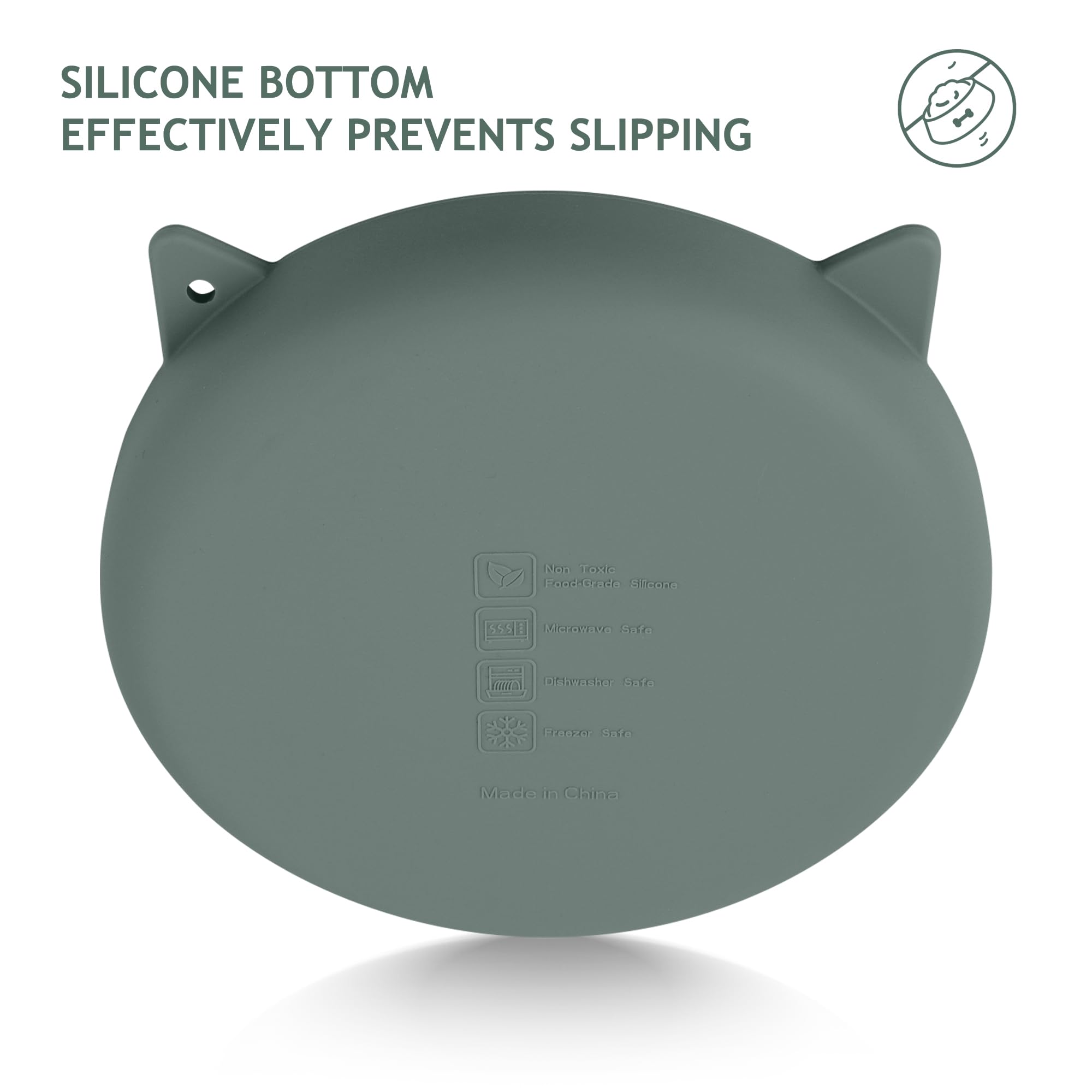 Coomazy silicone material slow-feeder is heat-insulating and bite-resistant.
