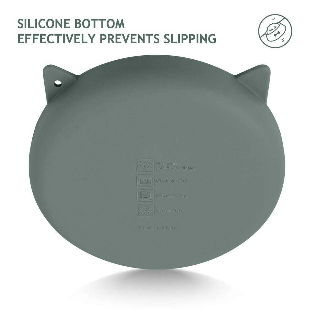 Coomazy silicone material slow-feeder is heat-insulating and bite-resistant.