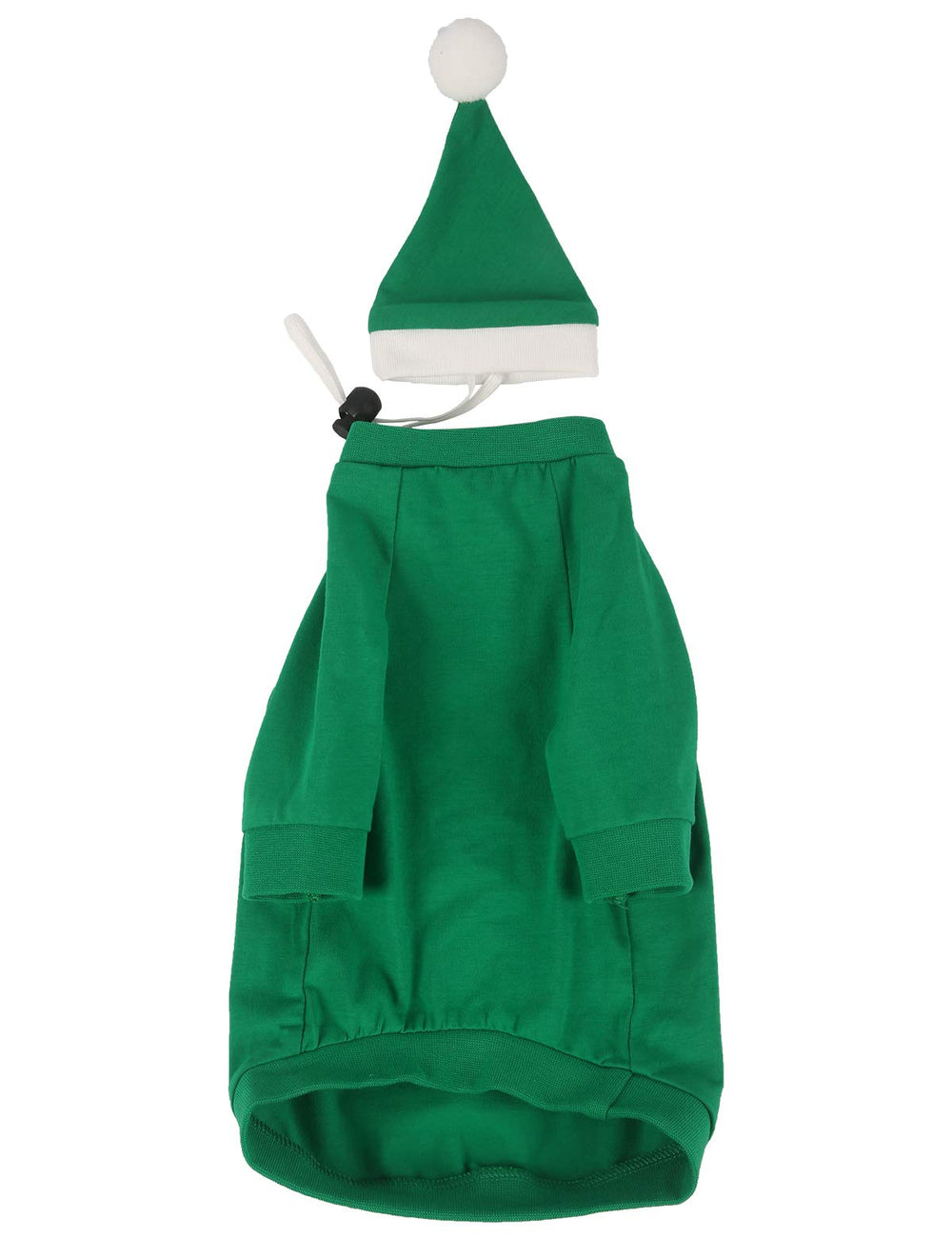 Coomour Christmas elf hat detail on pet, festive look for photo shoots.