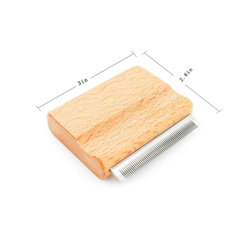 Cooncicy cat deshedding brush with gentle bristles for pain-free grooming.