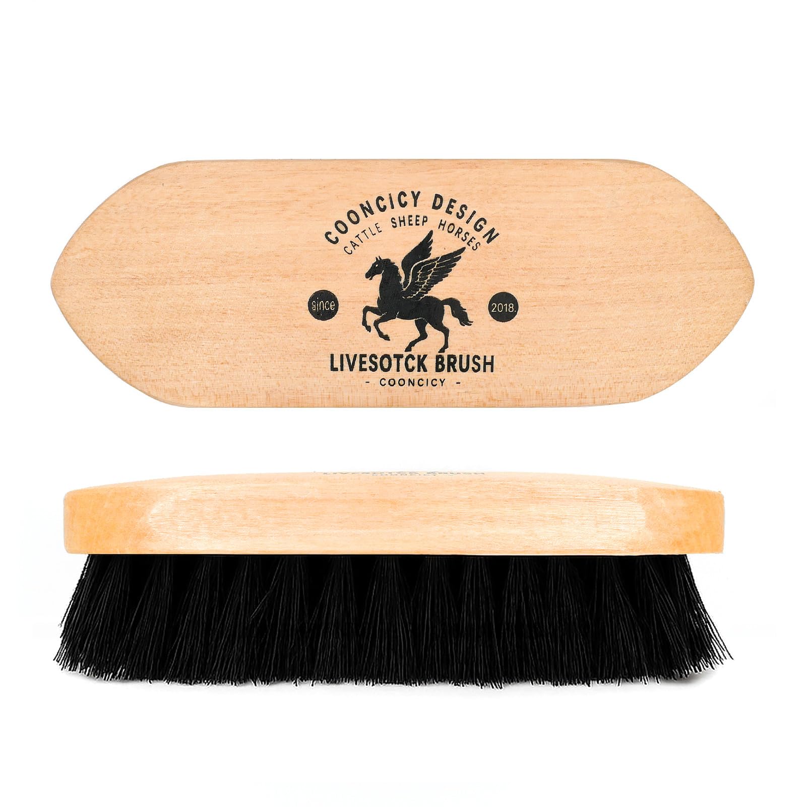 Cooncicy Livestock Brush bristles remove dirt without tugging for smooth grooming sessions