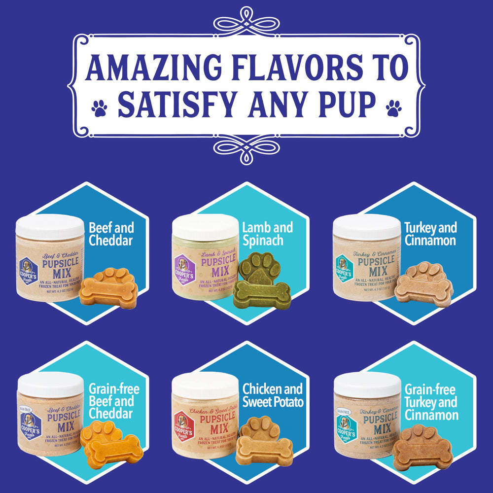 Cooper's Treats Pupsicle beef aroma hints at savory flavor.