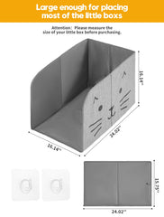 Coorganisers waterproof cat litter box enclosure high-side design helps contain messes during use
