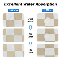CooRug checkered dog food mat wipes clean easily after feeding