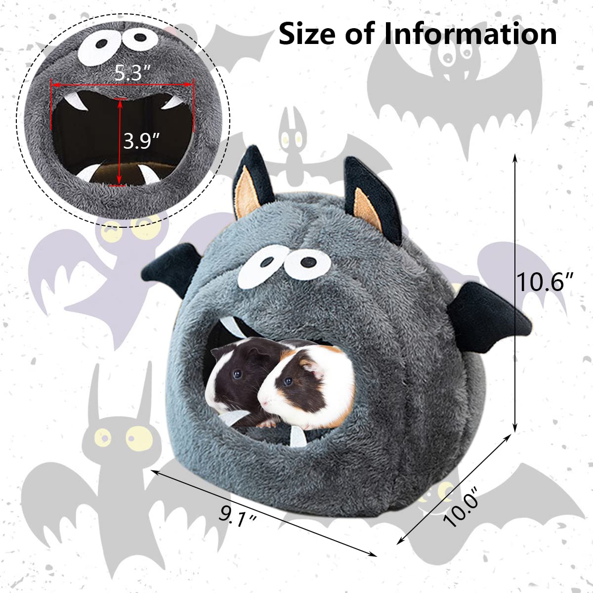 CooShou Monster warm house interior cushion, soft comfort for naps.