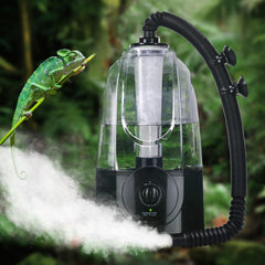 COOSPIDER 3.8L reptile fogger with extended tube for even terrarium humidity.