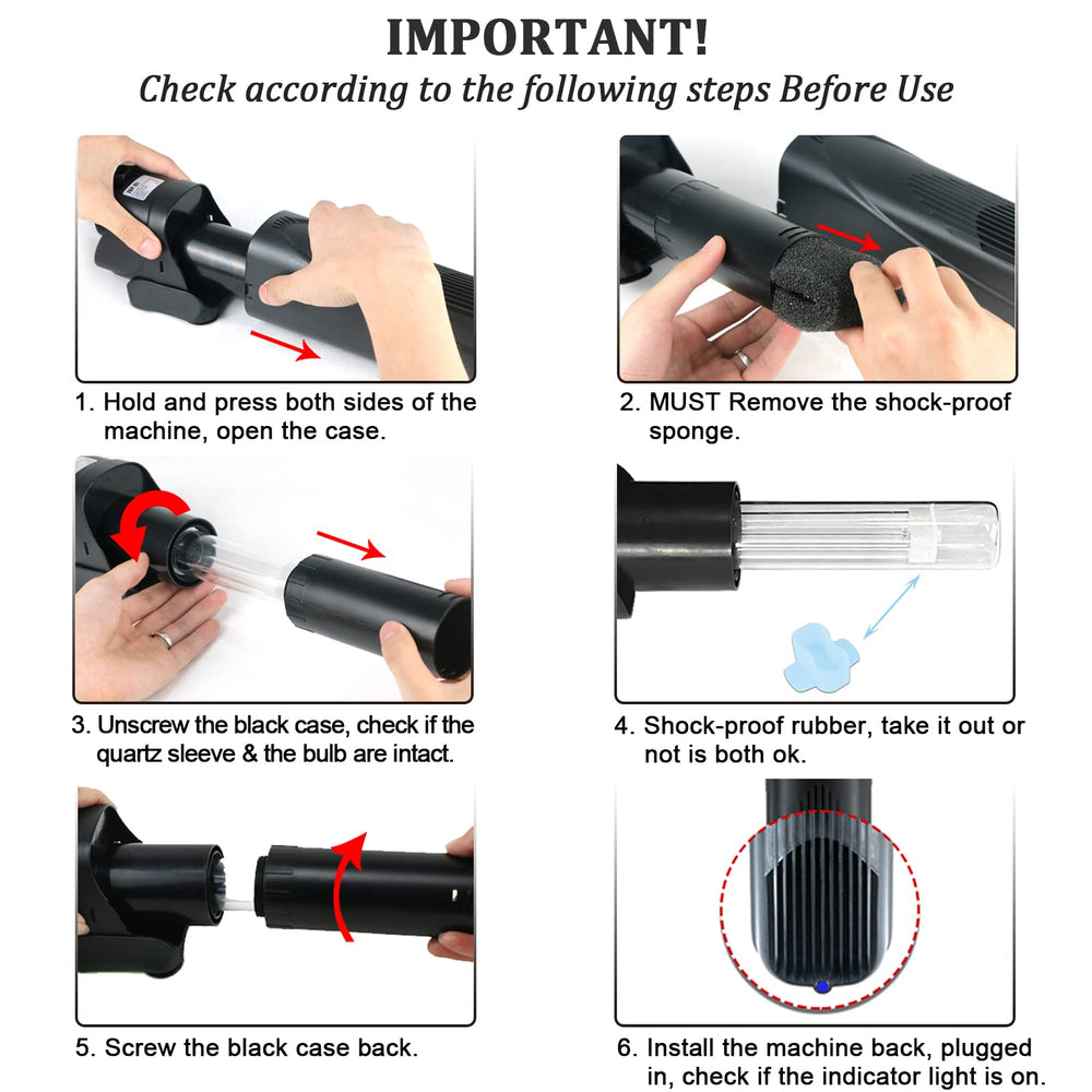 COOSPIDER Sun JUP-01 submersible pump setup for simple installation