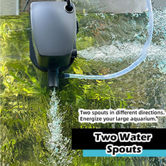 COOSPIDER filter two outlets circulating water in two directions