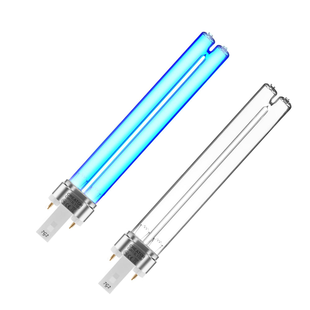 Coospider-Repta 2pack 13W UV bulbs for pond clarification and algae control.