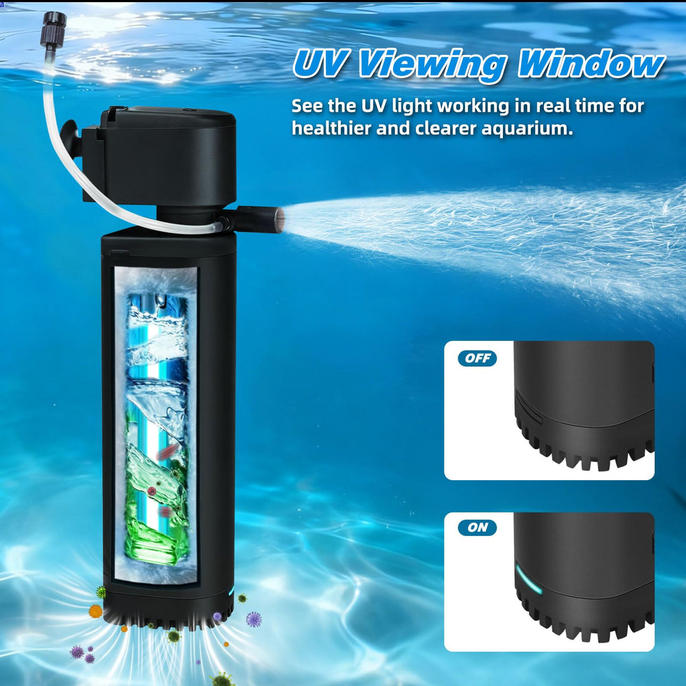 Coospider-repta 75-200-gallon installation fits large tanks.