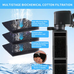 Coospider-Repta dual biochemical sponge removes odors for clarity