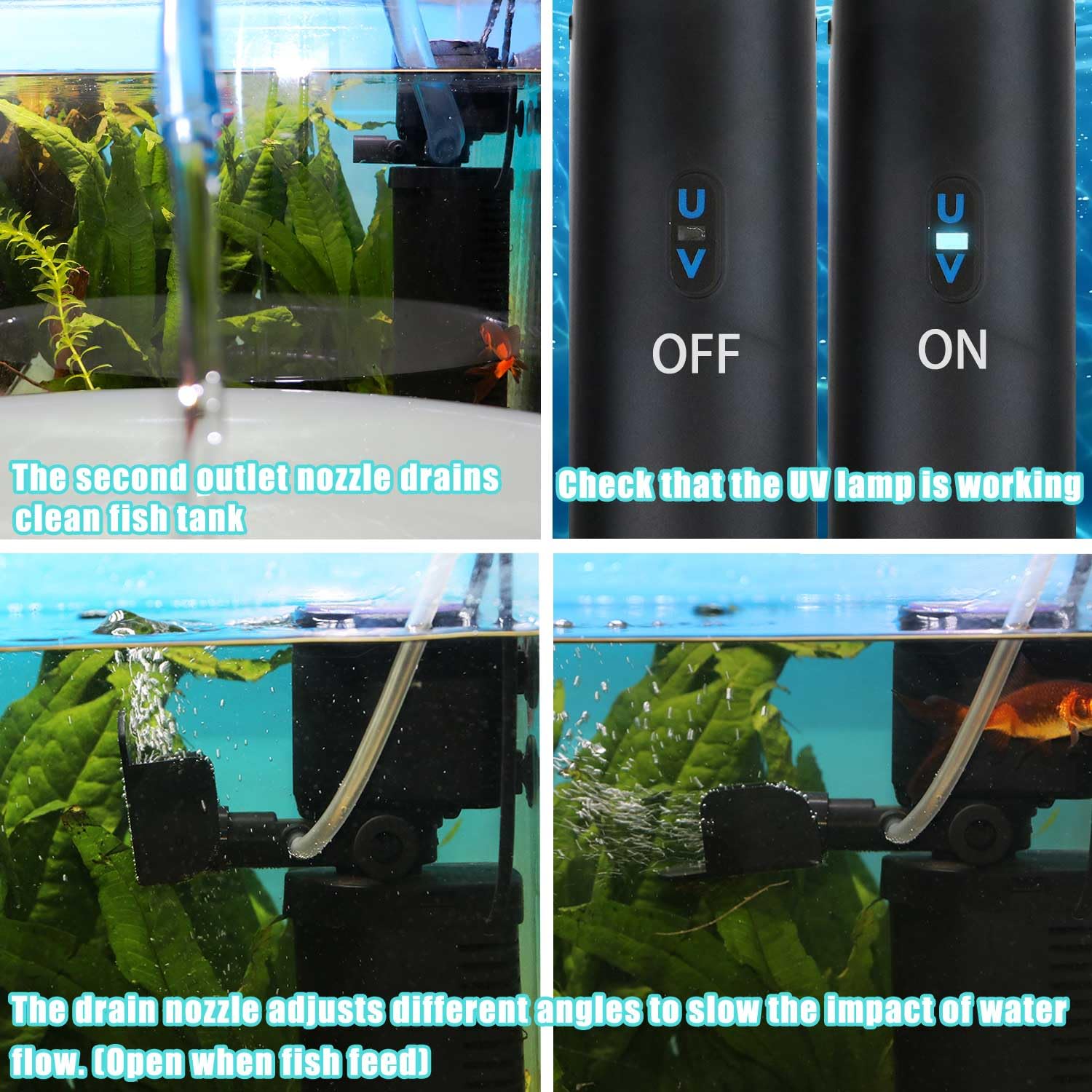 coospider-repta green water treatment helps maintain crystal-clear tank appearance