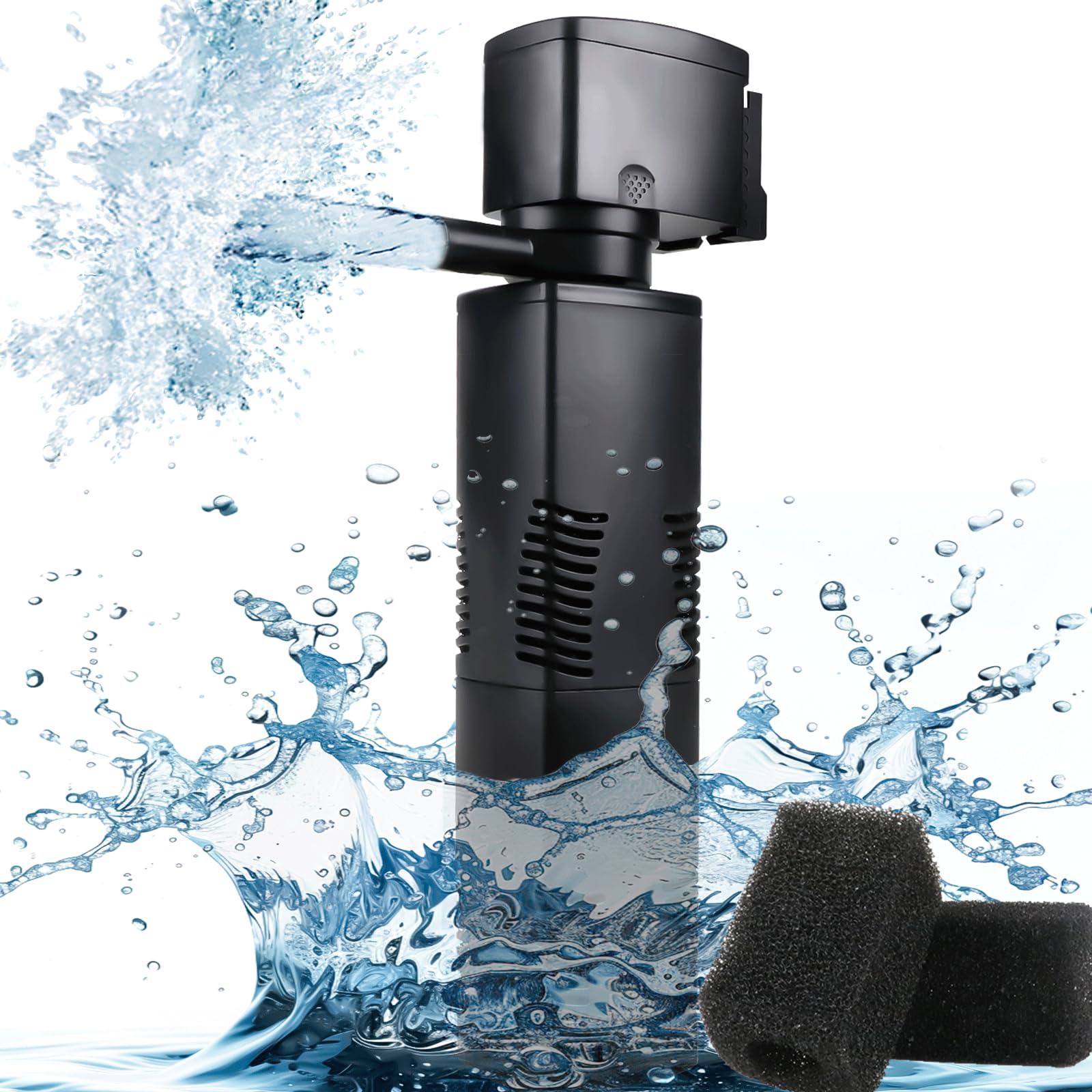 Coospider-Repta pump shows strong 300 GPH flow for large tanks
