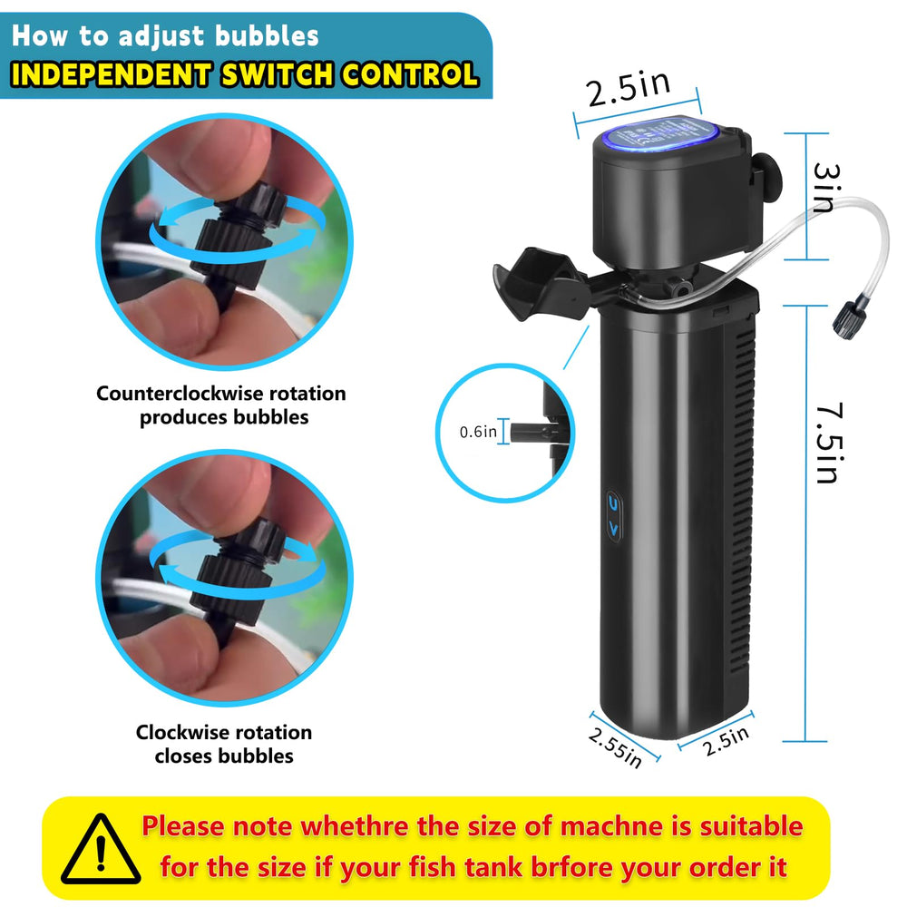 coospider-repta tank installation view shows easy setup and reliable filtration
