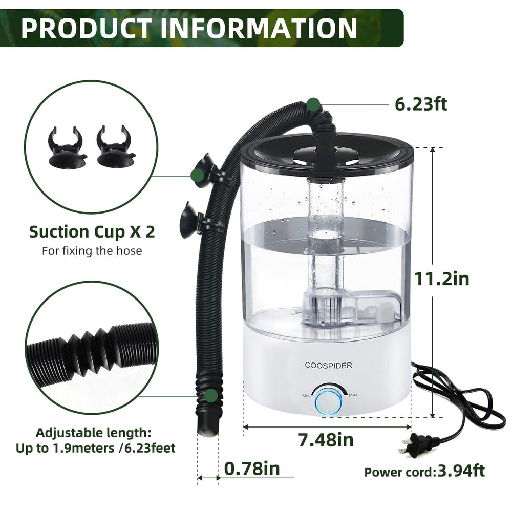 COOSPIDER silent operation keeps nocturnal life undisturbed.