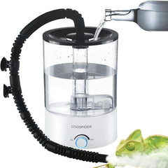 COOSPIDER top-fill design makes refilling easy and keeps the enclosure clean.