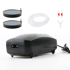 COOSPIDER Upgrade 8W pump dual outlets shown for versatile aeration in aquariums.