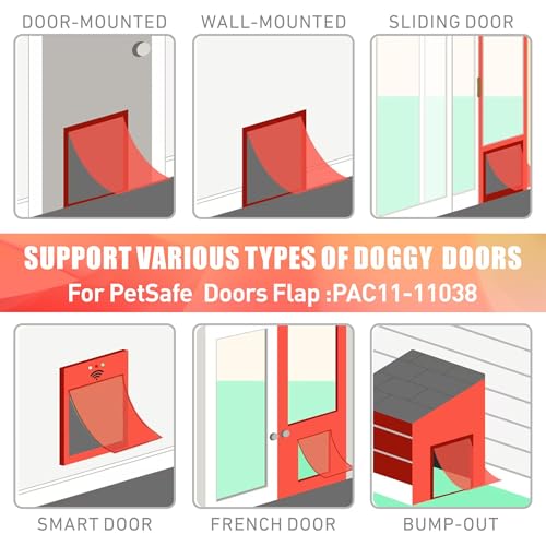 COOUTE 2-pack replacement flaps with magnets offering durable, budget-friendly solution
