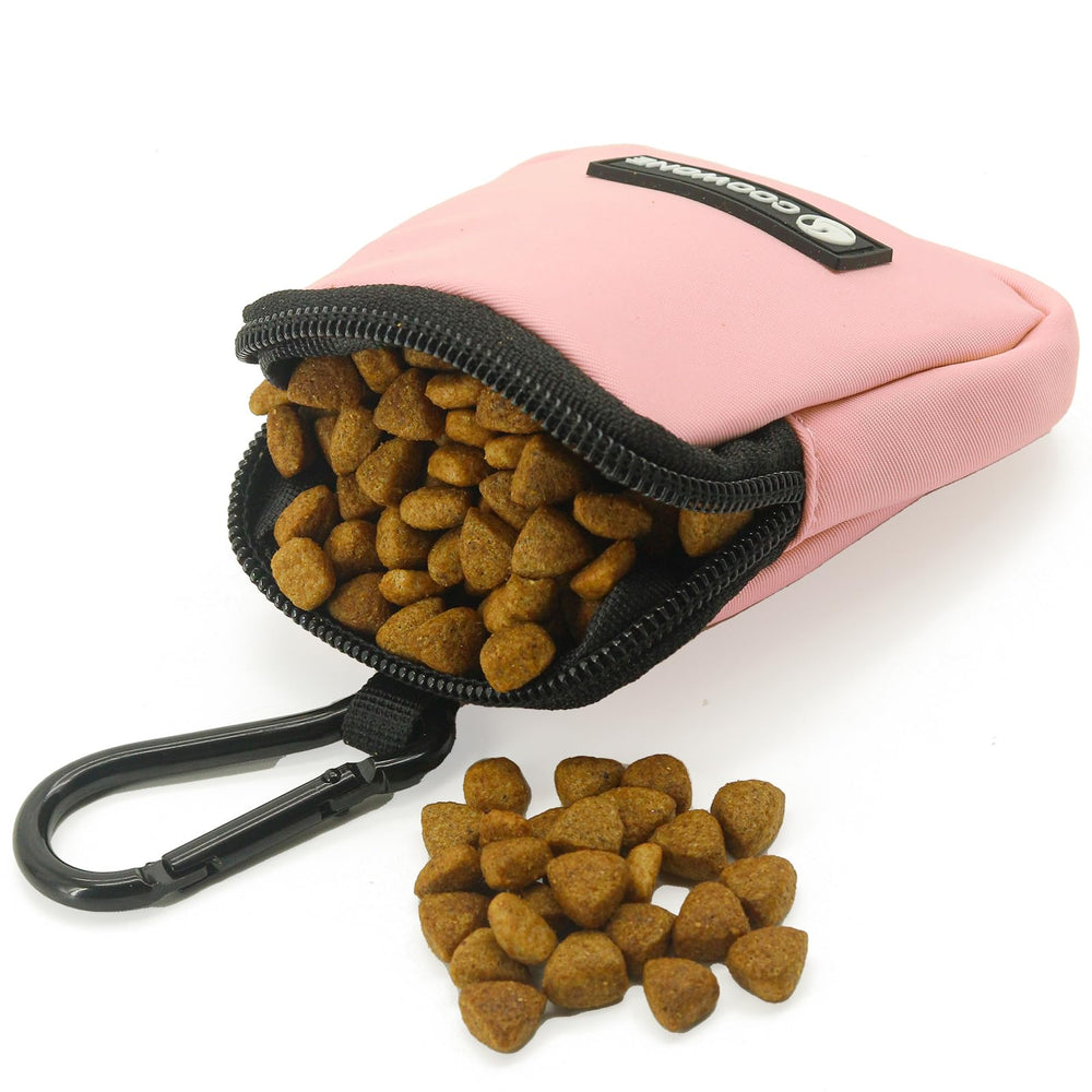 COOWONE dog treat pouch capacity one point six cups for rewards.