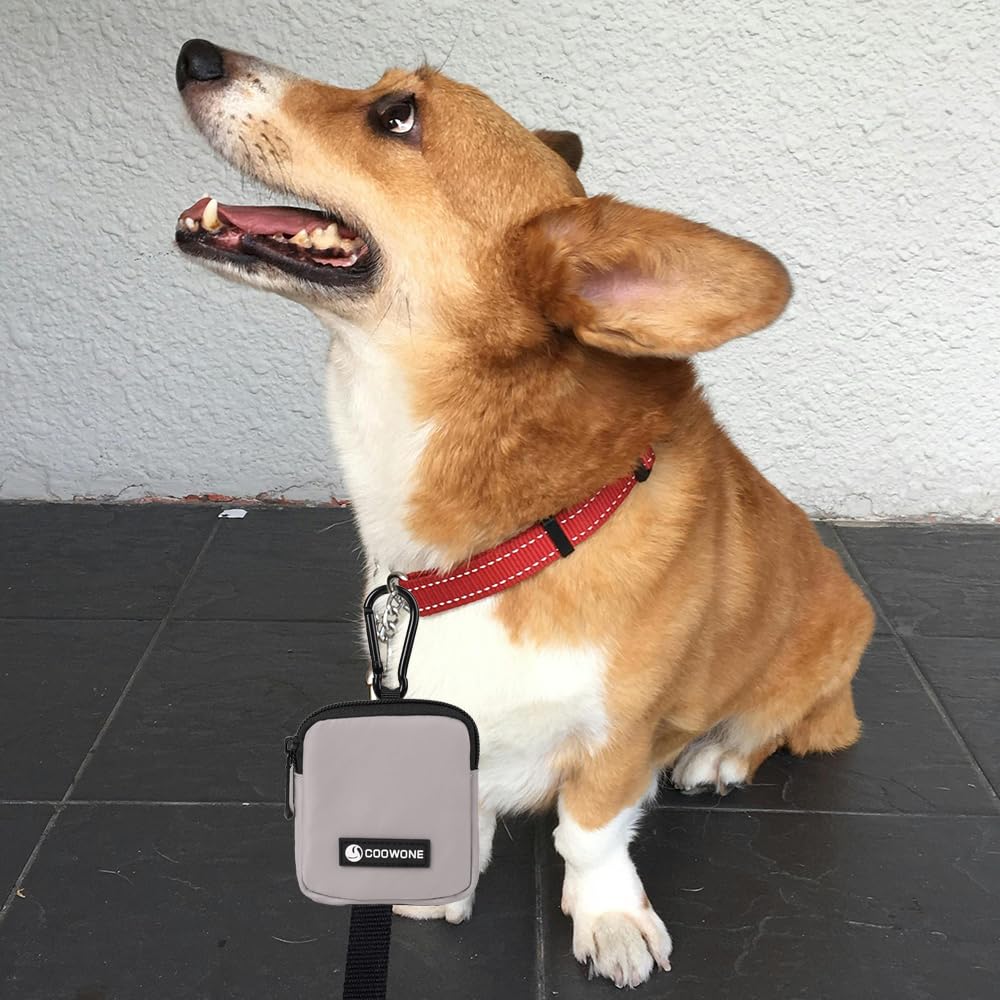 COOWONE dog treat pouch-durability-upgrade reinforced stitching for tougher outdoor use